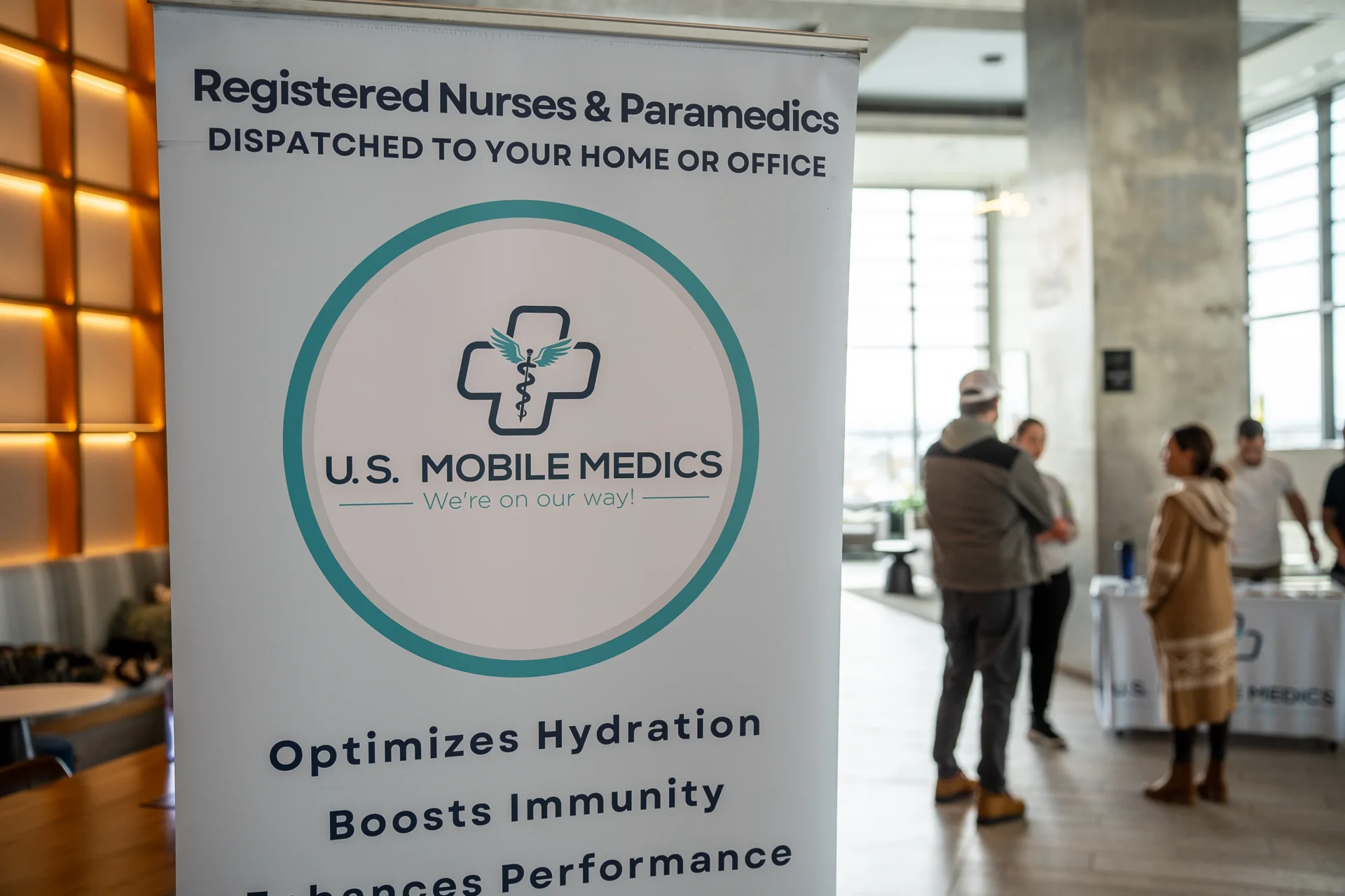 Mobile IV Therapy Event Sign